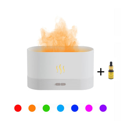 2022 Best Selling USB Ultrasonic Flame Humidifier Led RGB Colorful Essential Oil Fire Flame Aroma Diffuser - Premium Toys & Hobbies from Eretailer365.com - Just $20.97! Shop now at Eretailer365.com