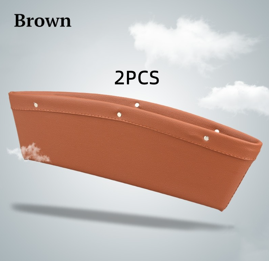 Car Organizer Box Caddy Catcher PU Leather Seat Gap Storage Bag - Premium Toys & Hobbies from Eretailer365.com - Just $2.64! Shop now at Eretailer365.com