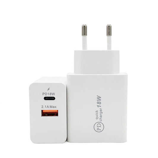 Fast Charge USB Type-C PD Charger US Plug Fast Charging Adapter - Premium Phones & Accessories from Eretailer365.com - Just $5.07! Shop now at Eretailer365.com