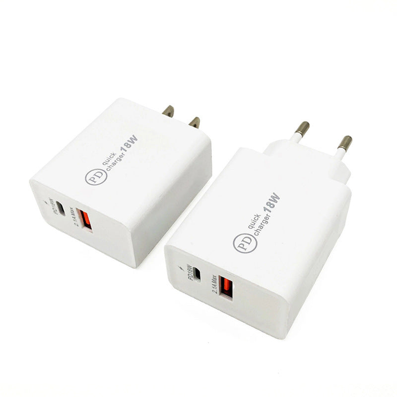 Fast Charge USB Type-C PD Charger US Plug Fast Charging Adapter - Premium Phones & Accessories from Eretailer365.com - Just $5.07! Shop now at Eretailer365.com