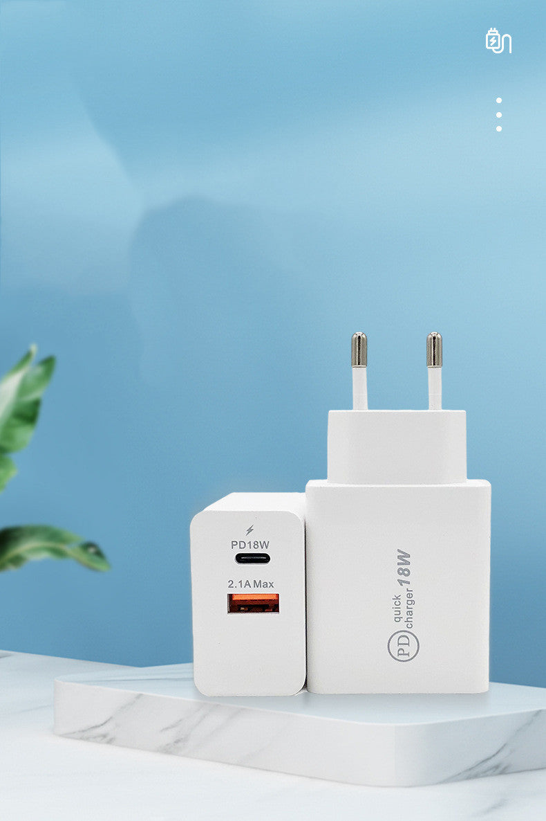 Fast Charge USB Type-C PD Charger US Plug Fast Charging Adapter - Premium Phones & Accessories from Eretailer365.com - Just $5.07! Shop now at Eretailer365.com