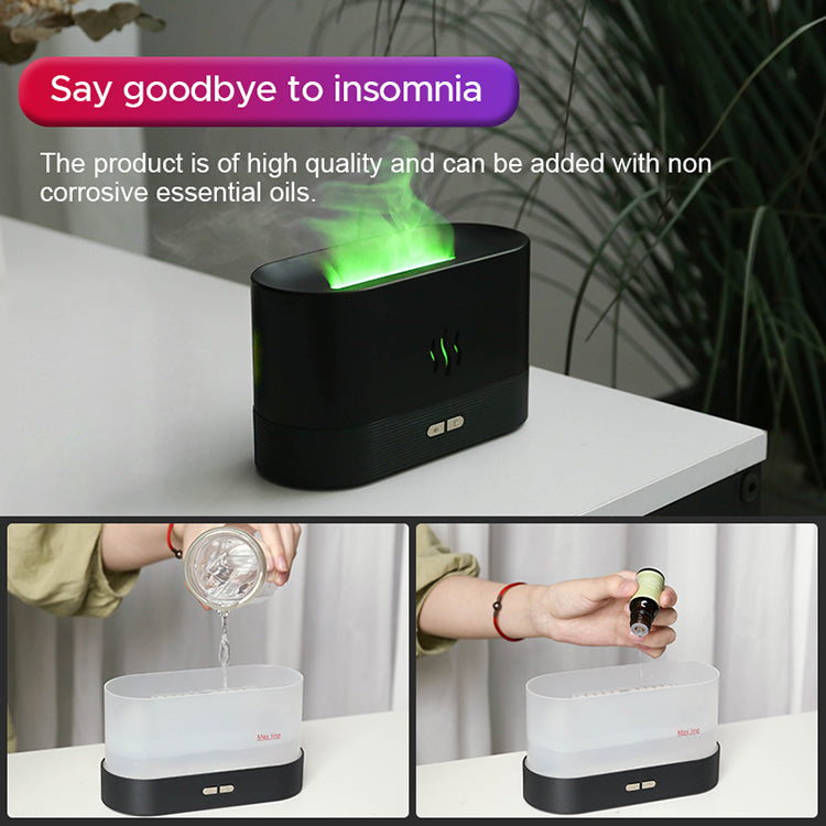 2022 Best Selling USB Ultrasonic Flame Humidifier Led RGB Colorful Essential Oil Fire Flame Aroma Diffuser - Premium Toys & Hobbies from Eretailer365.com - Just $20.97! Shop now at Eretailer365.com