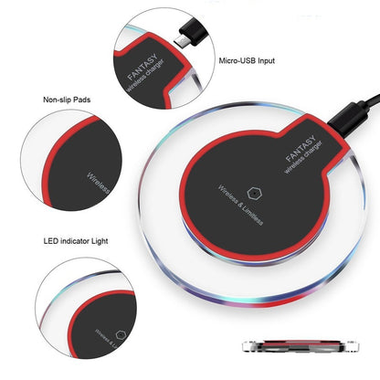 Compatible With Wireless Quick Charging Pad For  S8S8 Plus - Premium Phones & Accessories from Eretailer365.com - Just $8.64! Shop now at Eretailer365.com