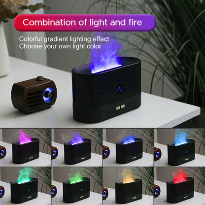 2022 Best Selling USB Ultrasonic Flame Humidifier Led RGB Colorful Essential Oil Fire Flame Aroma Diffuser - Premium Toys & Hobbies from Eretailer365.com - Just $20.97! Shop now at Eretailer365.com