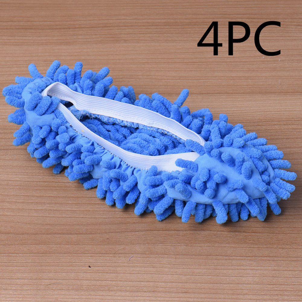 2pcs Set Multifunctional Chenille Micro Fiber Slipper Shoe Covers Clean Slippers Lazy Drag Shoe Mop Caps Household CleanTools - Premium Toys & Hobbies from Eretailer365.com - Just $1.29! Shop now at Eretailer365.com