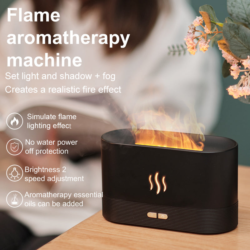 Drop Shipping Factory Direct Sale Fire Flame Humidifier Aroma Diffuser 2022 Air Essential Oil Ultrasonic Humidifier - Premium Toys & Hobbies from Eretailer365.com - Just $20.07! Shop now at Eretailer365.com