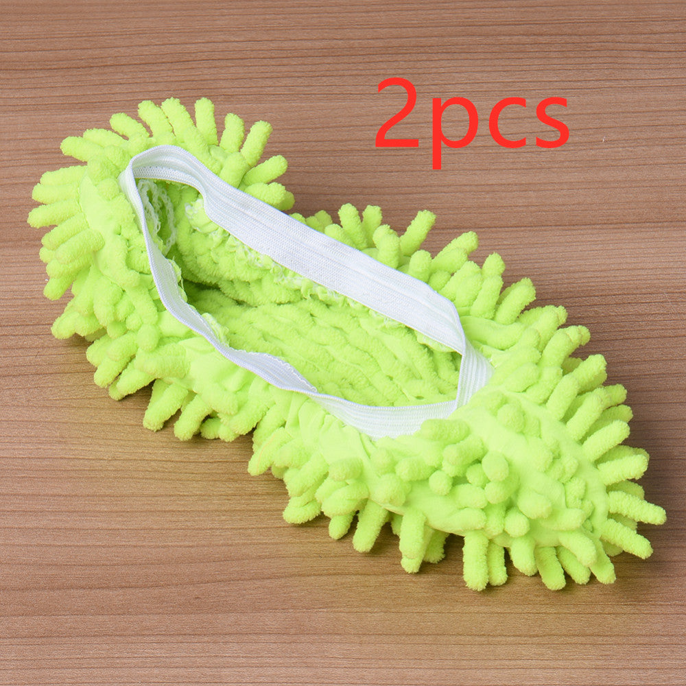 2pcs Set Multifunctional Chenille Micro Fiber Slipper Shoe Covers Clean Slippers Lazy Drag Shoe Mop Caps Household CleanTools - Premium Toys & Hobbies from Eretailer365.com - Just $1.29! Shop now at Eretailer365.com