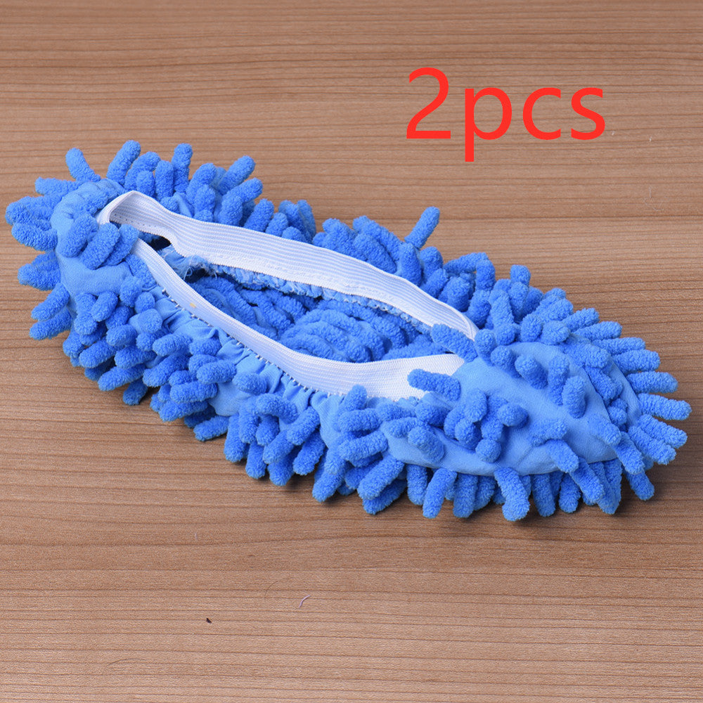 2pcs Set Multifunctional Chenille Micro Fiber Slipper Shoe Covers Clean Slippers Lazy Drag Shoe Mop Caps Household CleanTools - Premium Toys & Hobbies from Eretailer365.com - Just $1.29! Shop now at Eretailer365.com