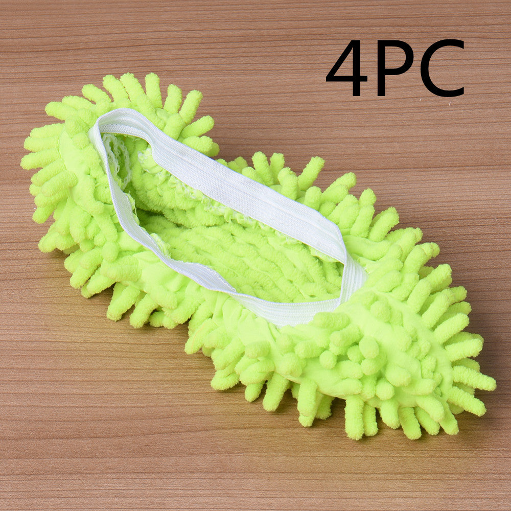 2pcs Set Multifunctional Chenille Micro Fiber Slipper Shoe Covers Clean Slippers Lazy Drag Shoe Mop Caps Household CleanTools - Premium Toys & Hobbies from Eretailer365.com - Just $1.29! Shop now at Eretailer365.com