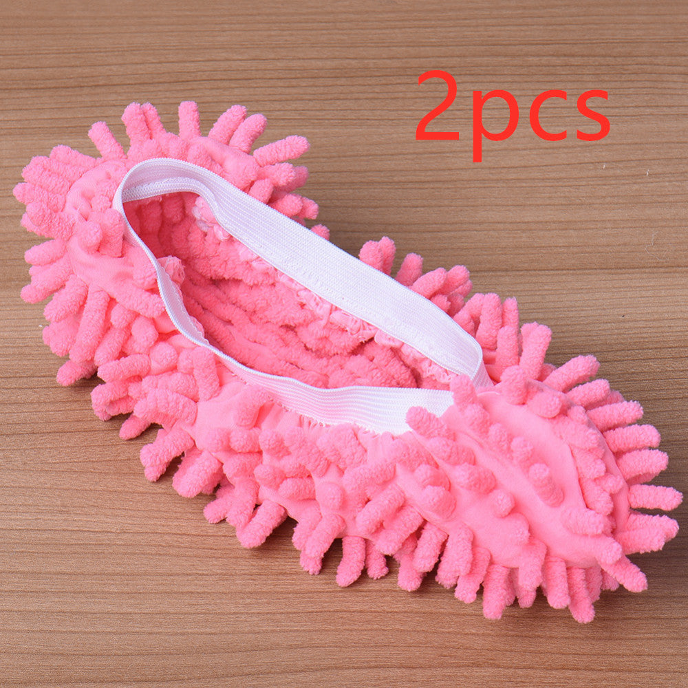 2pcs Set Multifunctional Chenille Micro Fiber Slipper Shoe Covers Clean Slippers Lazy Drag Shoe Mop Caps Household CleanTools - Premium Toys & Hobbies from Eretailer365.com - Just $1.29! Shop now at Eretailer365.com