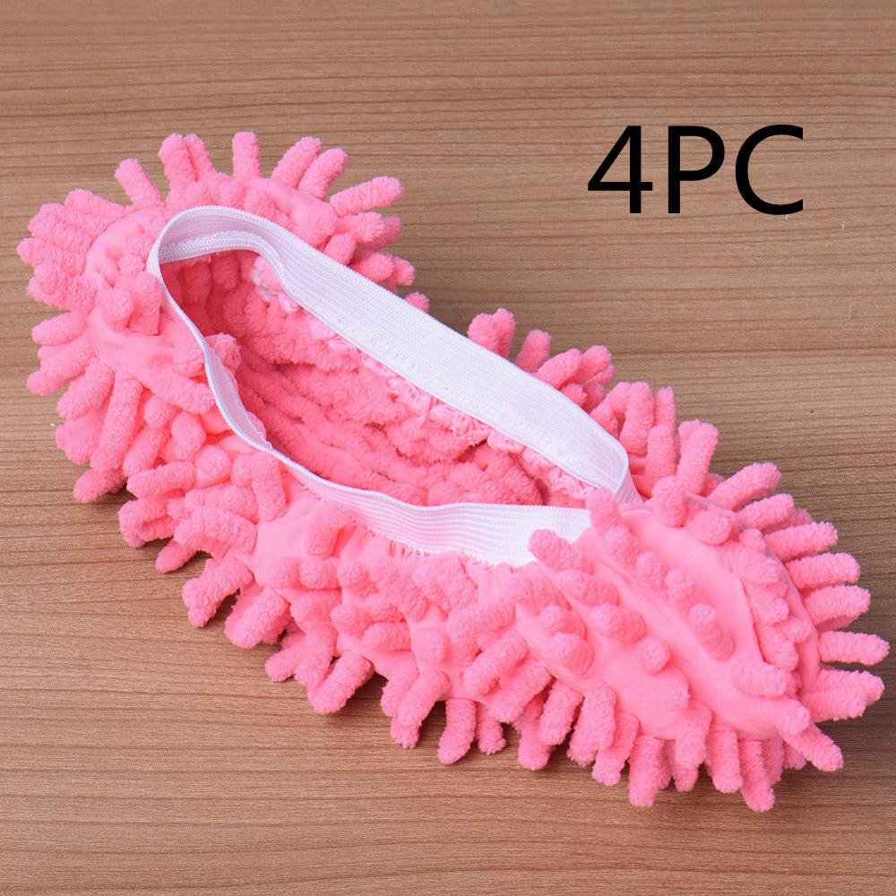 2pcs Set Multifunctional Chenille Micro Fiber Slipper Shoe Covers Clean Slippers Lazy Drag Shoe Mop Caps Household CleanTools - Premium Toys & Hobbies from Eretailer365.com - Just $1.29! Shop now at Eretailer365.com