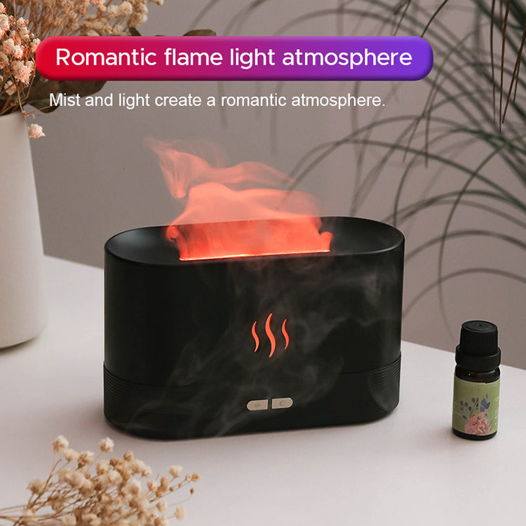 2022 Best Selling USB Ultrasonic Flame Humidifier Led RGB Colorful Essential Oil Fire Flame Aroma Diffuser - Premium Toys & Hobbies from Eretailer365.com - Just $20.97! Shop now at Eretailer365.com