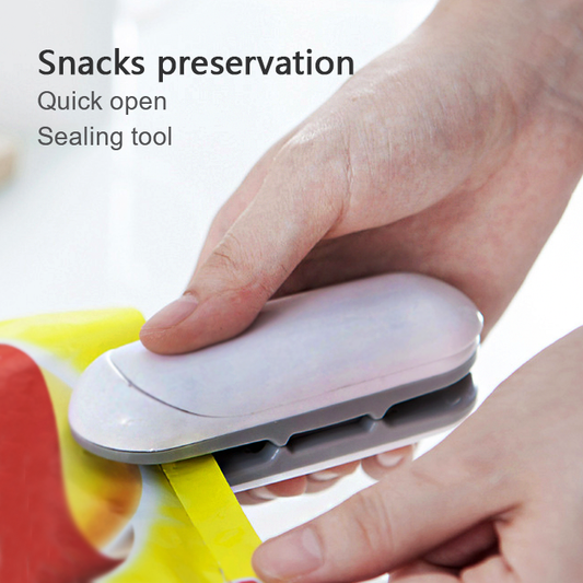 Mini Sealer Portable Heat Sealer Plastic Packaging Convenient Food Snacks Stickers And Seals - Premium Toys & Hobbies from Eretailer365.com - Just $4.17! Shop now at Eretailer365.com