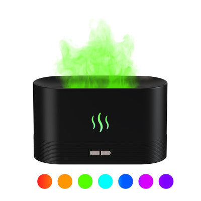 2022 Best Selling USB Ultrasonic Flame Humidifier Led RGB Colorful Essential Oil Fire Flame Aroma Diffuser - Premium Toys & Hobbies from Eretailer365.com - Just $20.97! Shop now at Eretailer365.com