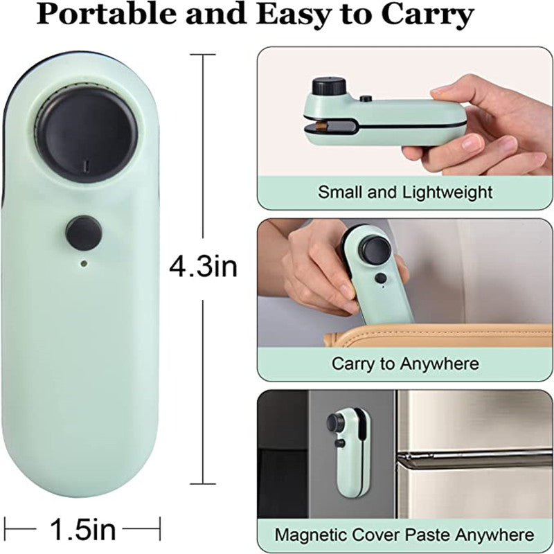 Bag Sealer, 2 In 1 Mini Bag Sealer Heat Seal Rechargeable And Cutter, Mini Chip Bag Sealer Heat Seal With Soft Magnetic Portable Heat Sealer With Cable USB Rechargeable Food Bag Sealing Machine - Premium Toys & Hobbies from Eretailer365.com - Just $32.94! Shop now at Eretailer365.com