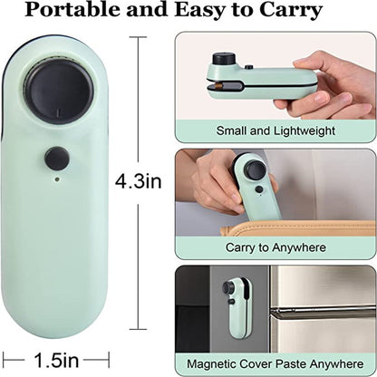 Bag Sealer, 2 In 1 Mini Bag Sealer Heat Seal Rechargeable And Cutter, Mini Chip Bag Sealer Heat Seal With Soft Magnetic Portable Heat Sealer With Cable USB Rechargeable Food Bag Sealing Machine - Premium Toys & Hobbies from Eretailer365.com - Just $32.94! Shop now at Eretailer365.com