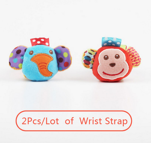 Soft Animal Rattle Infant Newborn Plush Sock Baby Toy Wrist Strap Baby Foot Socks - Premium Toys & Hobbies from Eretailer365.com - Just $6.00! Shop now at Eretailer365.com