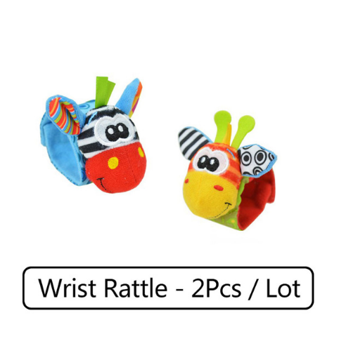 Soft Animal Rattle Infant Newborn Plush Sock Baby Toy Wrist Strap Baby Foot Socks - Premium Toys & Hobbies from Eretailer365.com - Just $6.00! Shop now at Eretailer365.com