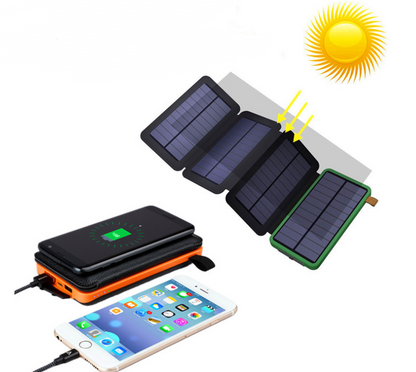 10000 mAh wireless induction solar charging treasure - Premium Toys & Hobbies from Eretailer365.com - Just $59.32! Shop now at Eretailer365.com