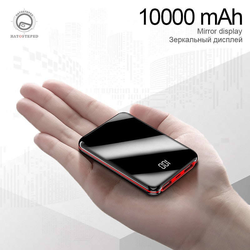 10000mAh Power Bank External Battery Bank 8W Quick Charge Powerbank portable charger with Dual USB Output for Phone - Premium Toys & Hobbies from Eretailer365.com - Just $5.75! Shop now at Eretailer365.com