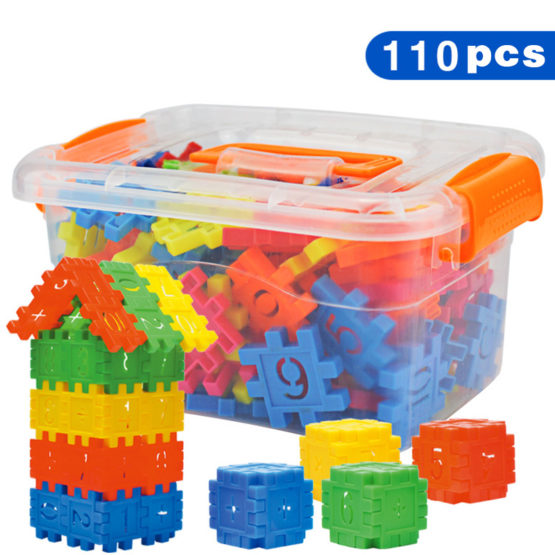 110pcs Set DIY Lepin Building Blocks Baby Boys And Girls 3D Blocks Funny Educational Mosaic Toys For Children Kids Block Toys - Premium Toys & Hobbies from Eretailer365.com - Just $7.80! Shop now at Eretailer365.com