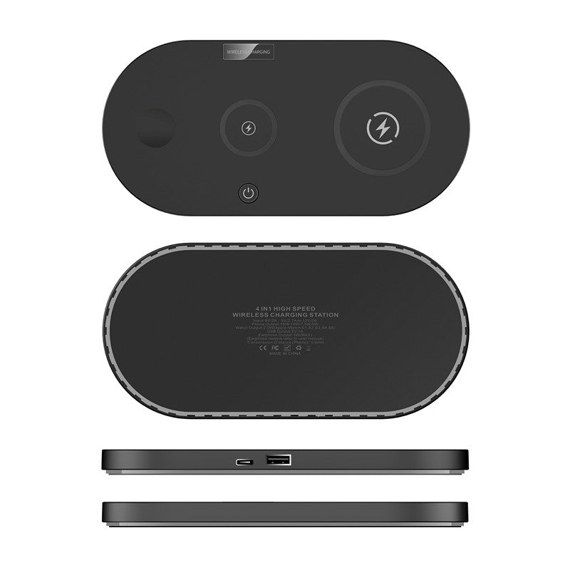 15w Fast Charge Desktop Multi-function Wireless Charger - Premium Toys & Hobbies from Eretailer365.com - Just $56.68! Shop now at Eretailer365.com