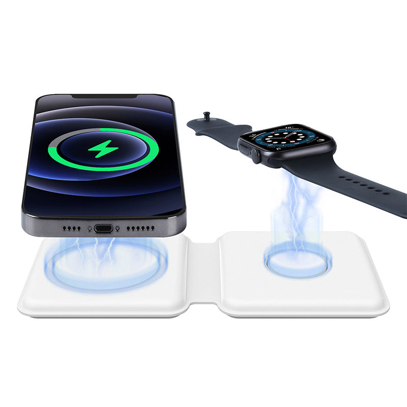 2 In 1 Magnetic Absorption Wireless Charging 15W Quick Charging Applicable - Premium Toys & Hobbies from Eretailer365.com - Just $37.08! Shop now at Eretailer365.com