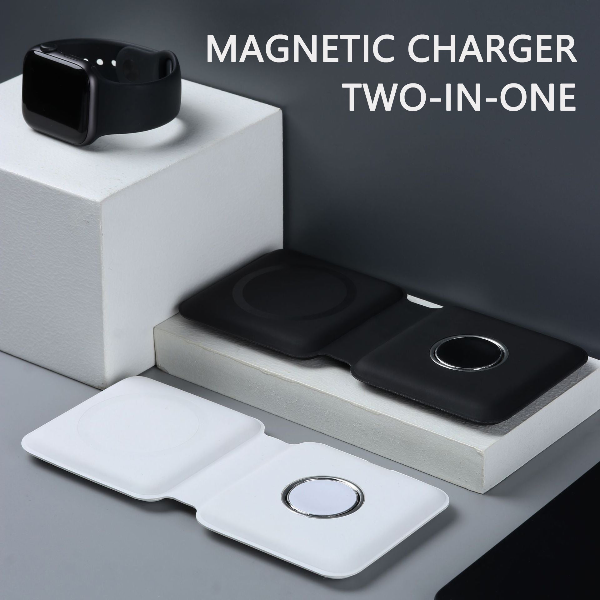 2 In 1 Magnetic Absorption Wireless Charging 15W Quick Charging Applicable - Premium Toys & Hobbies from Eretailer365.com - Just $37.08! Shop now at Eretailer365.com