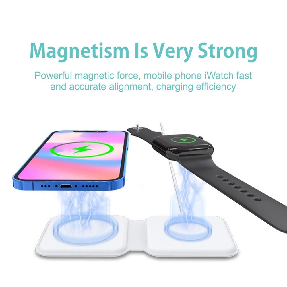 2 In 1 Magnetic Absorption Wireless Charging 15W Quick Charging Applicable - Premium Toys & Hobbies from Eretailer365.com - Just $37.08! Shop now at Eretailer365.com