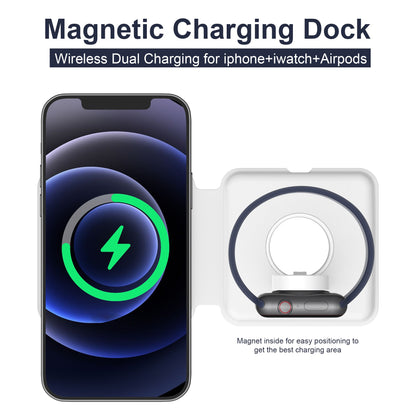 2 In 1 Magnetic Absorption Wireless Charging 15W Quick Charging Applicable - Premium Toys & Hobbies from Eretailer365.com - Just $37.08! Shop now at Eretailer365.com