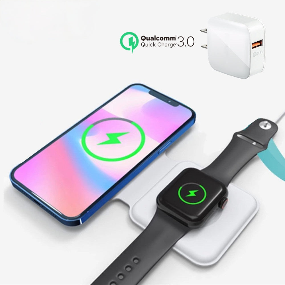 2 In 1 Magnetic Absorption Wireless Charging 15W Quick Charging Applicable - Premium Toys & Hobbies from Eretailer365.com - Just $37.08! Shop now at Eretailer365.com