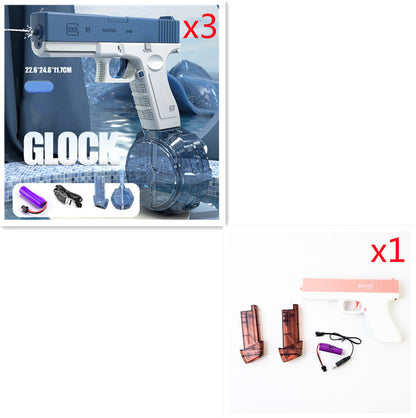 2023 Glock Electric Water Toy Gun Spray Blaster Pistol Airsoft Summer Toys Swimming Poor Game Weapon Pistola For Kids - Premium Toys & Hobbies from Eretailer365.com - Just $12.52! Shop now at Eretailer365.com