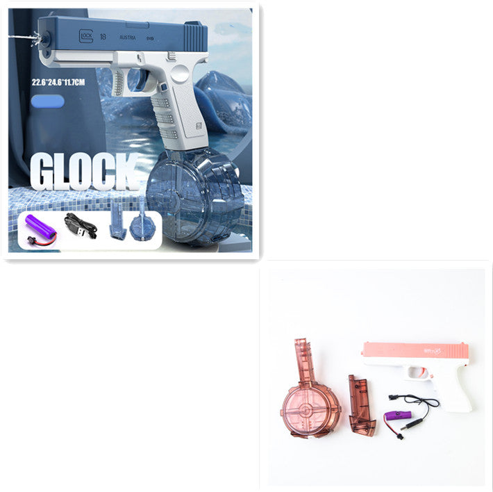 2023 Glock Electric Water Toy Gun Spray Blaster Pistol Airsoft Summer Toys Swimming Poor Game Weapon Pistola For Kids - Premium Toys & Hobbies from Eretailer365.com - Just $12.52! Shop now at Eretailer365.com