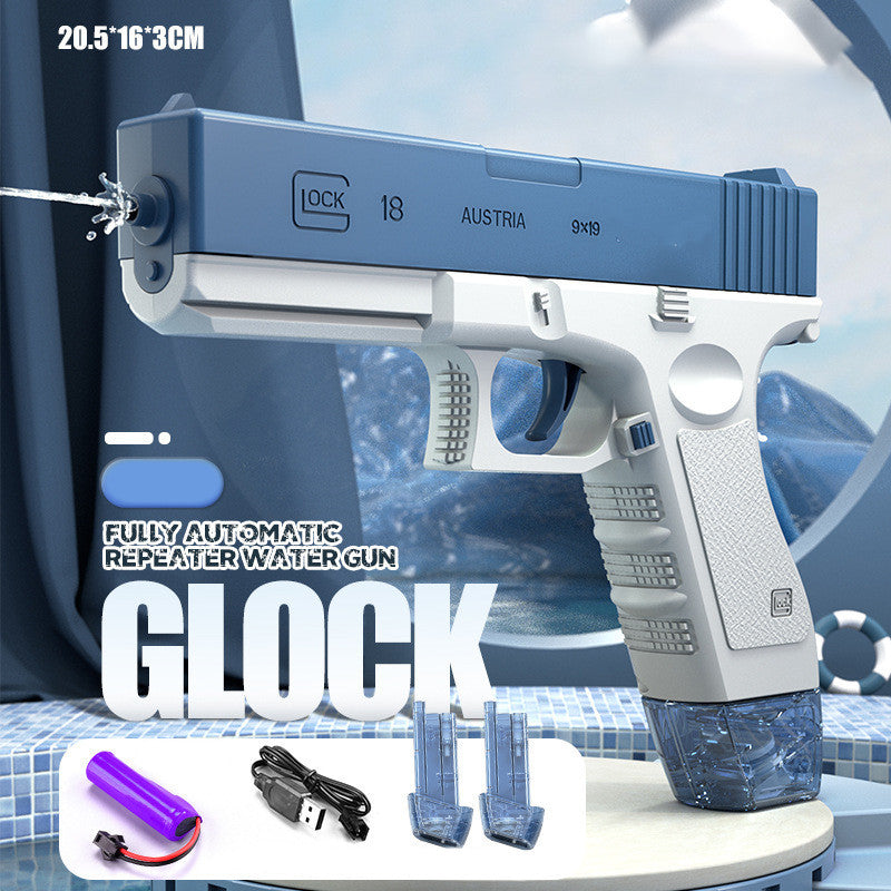 2023 Glock Electric Water Toy Gun Spray Blaster Pistol Airsoft Summer Toys Swimming Poor Game Weapon Pistola For Kids - Premium Toys & Hobbies from Eretailer365.com - Just $12.52! Shop now at Eretailer365.com