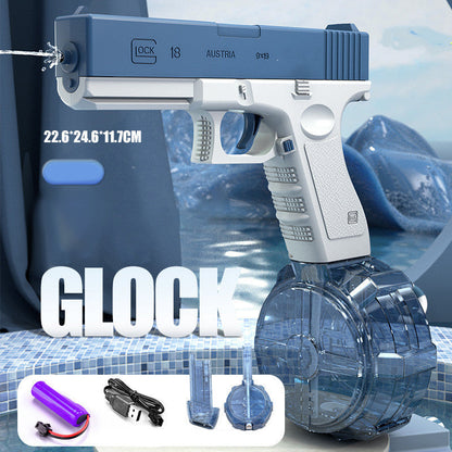 2023 Glock Electric Water Toy Gun Spray Blaster Pistol Airsoft Summer Toys Swimming Poor Game Weapon Pistola For Kids - Premium Toys & Hobbies from Eretailer365.com - Just $12.52! Shop now at Eretailer365.com