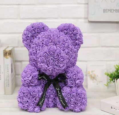 25cm Cute Flower Rose Bear Handmade Valentines Day 2020 Gift - Premium Toys & Hobbies from Eretailer365.com - Just $14.48! Shop now at Eretailer365.com