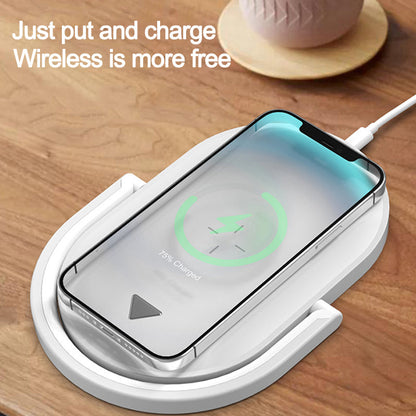 3 In 1 Foldable Wireless Charger Night Light Wireless Charging Station Stonego LED Reading Table Lamp 15W Fast Charging Light - Premium 0 from Eretailer365.com - Just $41.31! Shop now at Eretailer365.com