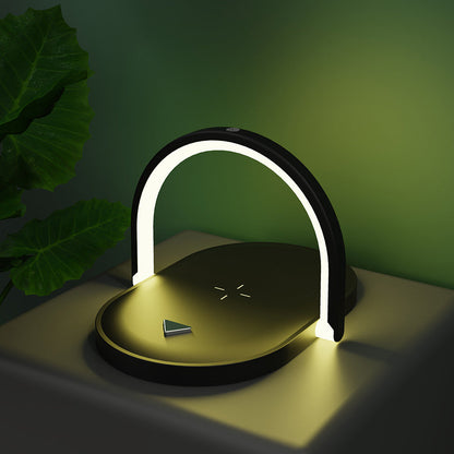 3 In 1 Foldable Wireless Charger Night Light Wireless Charging Station Stonego LED Reading Table Lamp 15W Fast Charging Light - Premium 0 from Eretailer365.com - Just $41.31! Shop now at Eretailer365.com