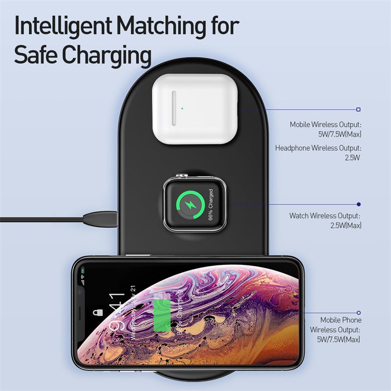 3-in-1 wireless charging - Premium 0 from Eretailer365.com - Just $95.80! Shop now at Eretailer365.com