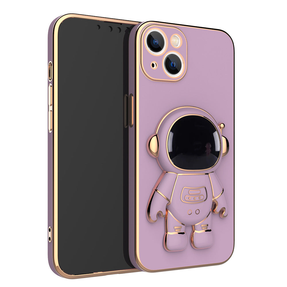 3D Astronaut Phone Case Anti-Drop Electroplating Bracket - Premium 0 from Eretailer365.com - Just $21.89! Shop now at Eretailer365.com