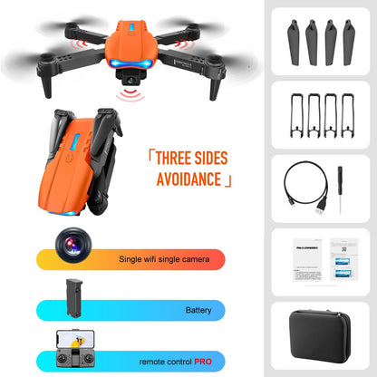 4K Dual Camera Remote Control Three-sided Obstacle Avoidance Drone - Premium Consumer Electronics from Eretailer365.com - Just $37.16! Shop now at Eretailer365.com