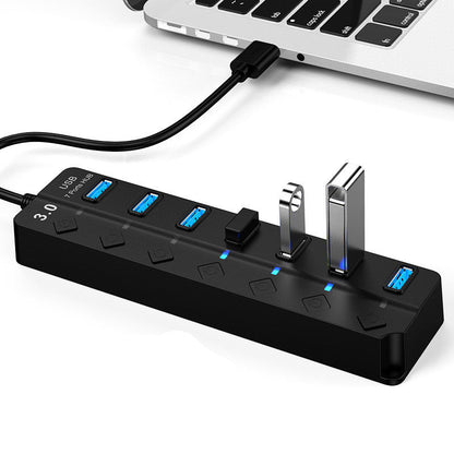 7-Port High-Speed Usb3.0 Hub - Premium Toys & Hobbies from Eretailer365.com - Just $23.32! Shop now at Eretailer365.com