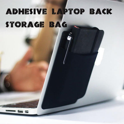 Adhesive Laptop Back Storage Bag Laptop Organizer - Premium Computer & office from Eretailer365.com - Just $11.76! Shop now at Eretailer365.com