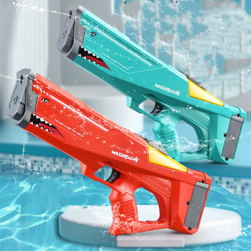 Automatic Electric Water Gun Toys Shark High Pressure Outdoor Summer Beach Toy Kids Adult Water Fight Pool Party Water Toy - Premium Toys & Hobbies from Eretailer365.com - Just $30.64! Shop now at Eretailer365.com