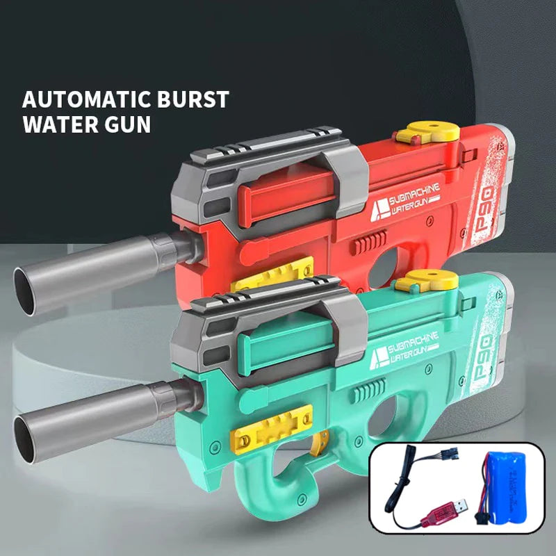 Automatic Electric Water Gun Toys Shark High Pressure Outdoor Summer Beach Toy Kids Adult Water Fight Pool Party Water Toy - Premium Toys & Hobbies from Eretailer365.com - Just $30.64! Shop now at Eretailer365.com