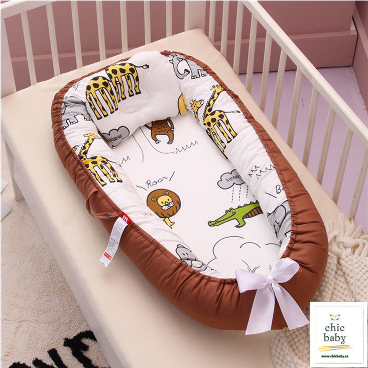 Baby Removable And Washable Bed Crib Portable Crib Travel Bed For Children Infant Kids Cotton Cradle - Premium Toys & Hobbies from Eretailer365.com - Just $51.84! Shop now at Eretailer365.com