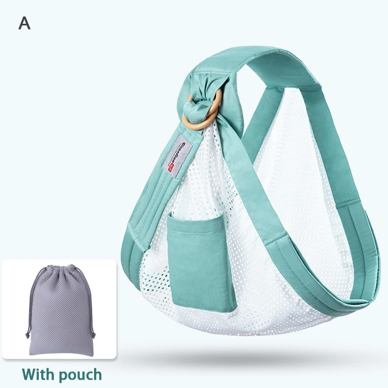 Baby Wrap Carrier Sling Adjustable Infant Comfortable Nursing Cover Soft Breathable Breastfeeding Carrier - Premium Toys & Hobbies from Eretailer365.com - Just $22.08! Shop now at Eretailer365.com