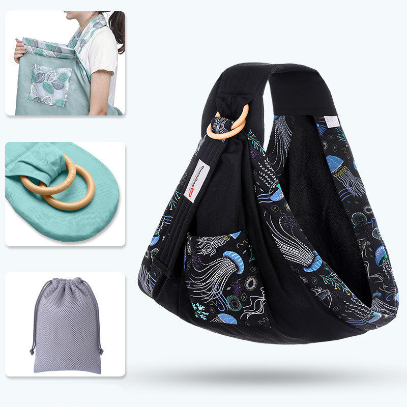 Baby Wrap Carrier Sling Adjustable Infant Comfortable Nursing Cover Soft Breathable Breastfeeding Carrier - Premium Toys & Hobbies from Eretailer365.com - Just $22.08! Shop now at Eretailer365.com