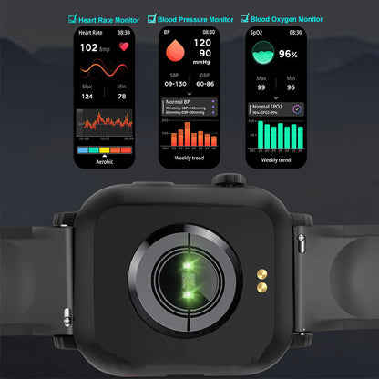 Bluetooth Sports Smartwatch Blood Pressure Blood Oxygen Monitoring - Premium Consumer Electronics from Eretailer365.com - Just $68.12! Shop now at Eretailer365.com