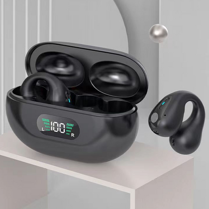 Bone Conduction Headphones TWS Earbuds Ear Clip Bluetooth 5.3 Touch Wireless Earphone In-Ear Bass HIFI Sports Headset - Premium 0 from Eretailer365.com - Just $36.84! Shop now at Eretailer365.com